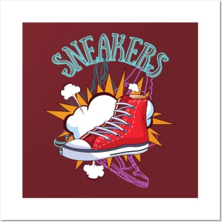 Sneakers. Posters and Art